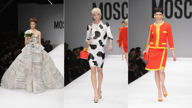 Illustration for article titled Moschino's Fall Collection Featured a High-Fashion McDonald's Uniform